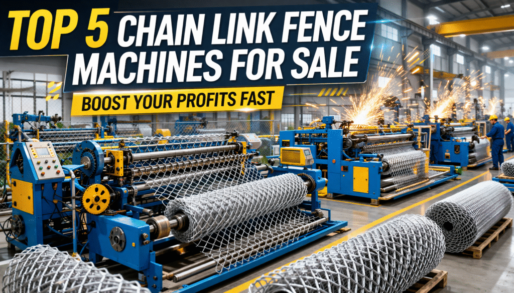 Chain Link Fence Machines